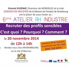 Prochain Atelier RH Industrie : Recruter des profils sensibles
